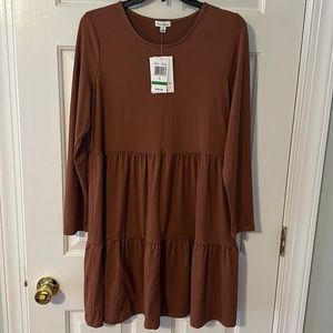 Love Fire Brown dress new with tags